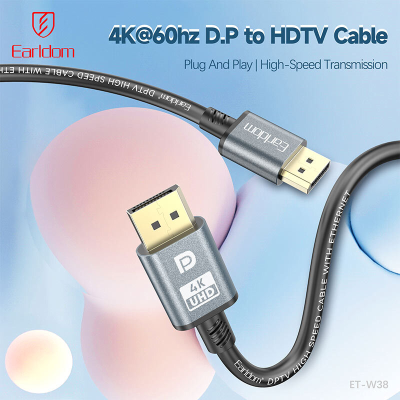 کابل Display 4K ارلدام ET-W38 طول 5 متر
