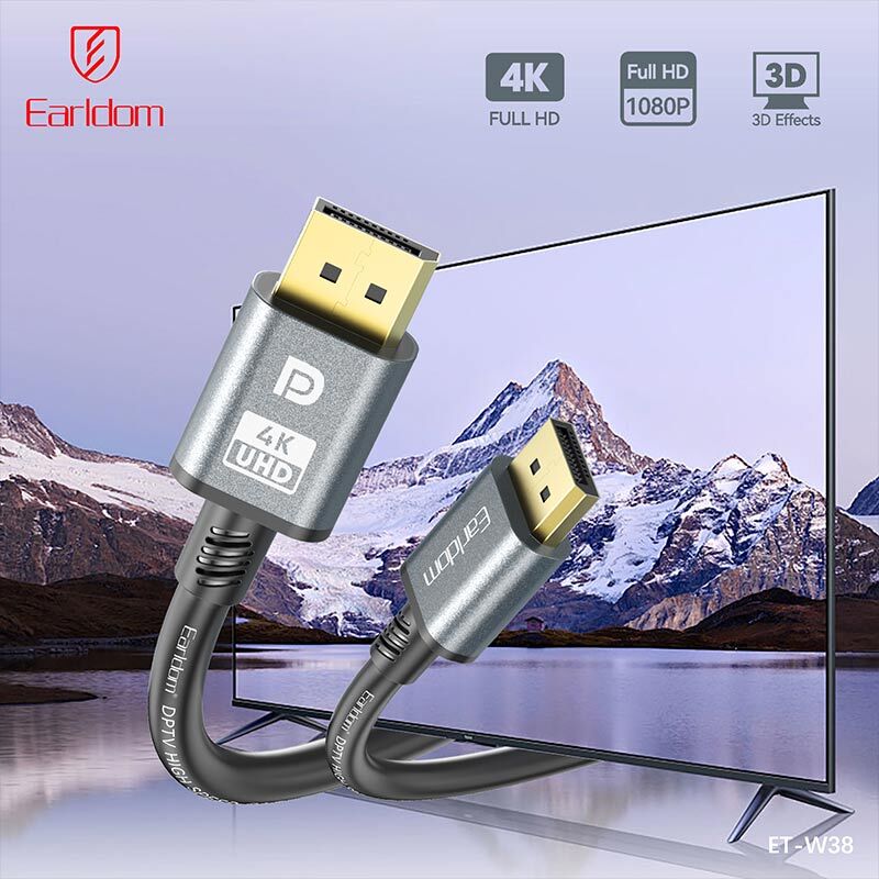کابل Display 4K ارلدام ET-W38 طول 5 متر