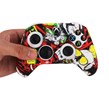 روکش دسته بازی Xbox X/S طرح اسکلت و گل قرمز
