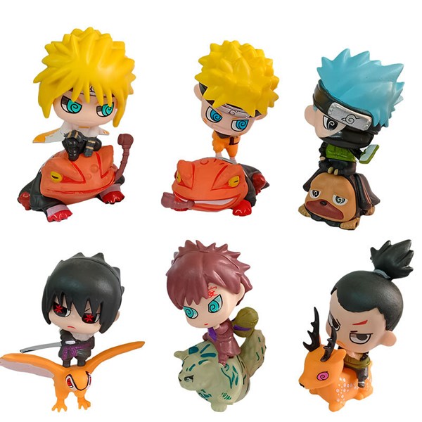 اکشن فیگور طرح انیمه Naruto کد 1750 بسته 6 عددی