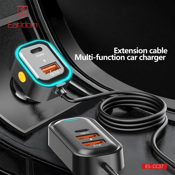 شارژر فندکی 30 وات ارلدام ES-CC37