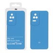 قاب سیلیکونی پاک کنی اورجینال درجه یک Xiaomi Poco F4 / K30S - آبی (پک دار)