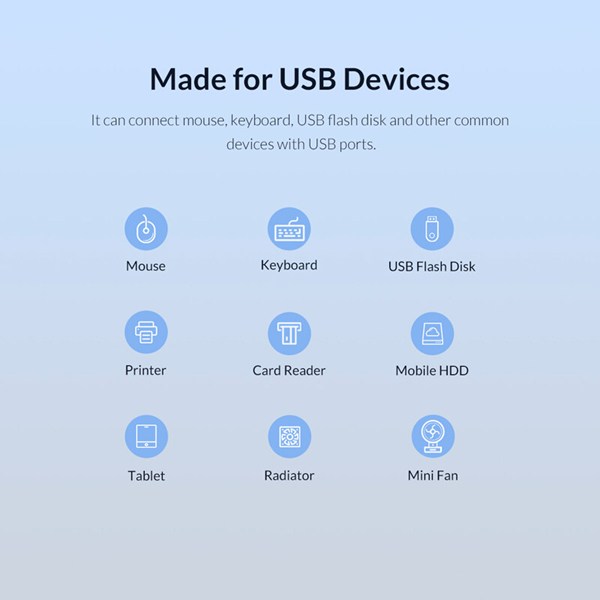 هاب 7 پورت USB3.0 اوریکو BT2U3-7AB