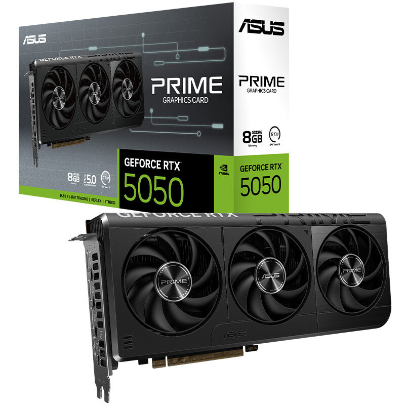 کارت گرافیک ASUS Prime GeForce RTX 5050 8GB GDDR6 128Bit