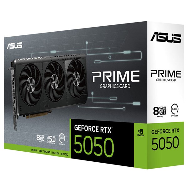 کارت گرافیک ASUS Prime GeForce RTX 5050 8GB GDDR6 128Bit
