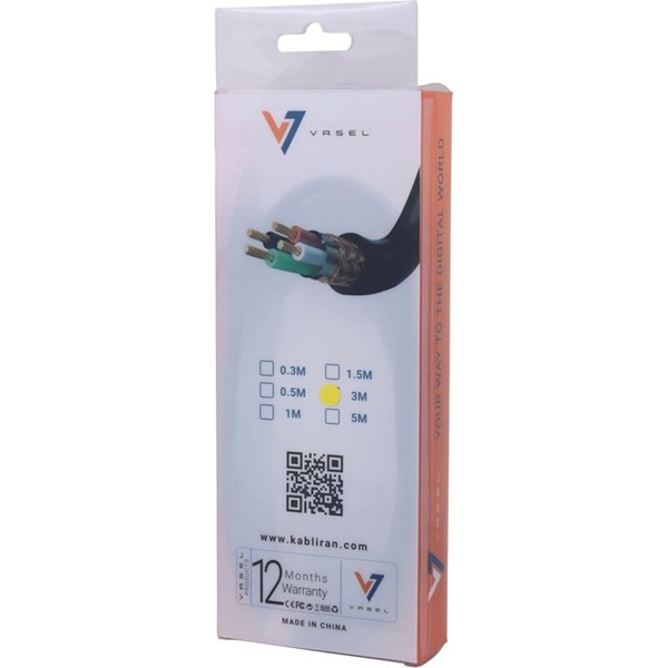 کابل پرینتر واصل Vasel طول 3 متر