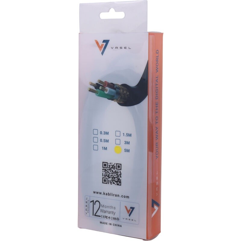کابل پرینتر واصل Vasel طول 5 متر