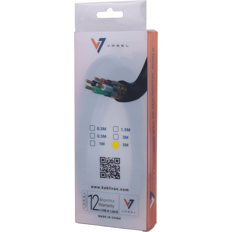 کابل افزایش طول USB واصل Vasel طول 5 متر