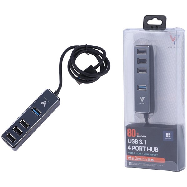 هاب 4 پورت USB3.1 واصل VSL-HU-380