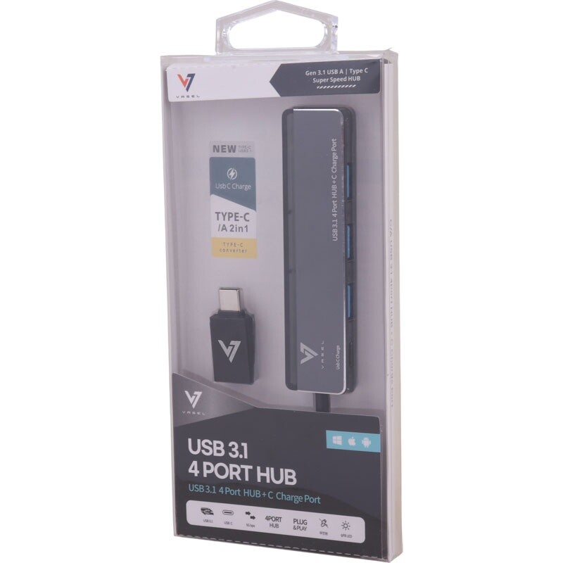 هاب 4 پورت USB3.1 واصل VSL-HC-420