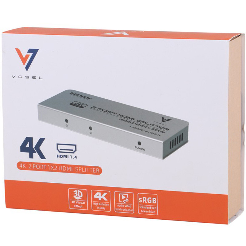 اسپلیتر 2 پورت HDMI واصل VSL-4K102-H