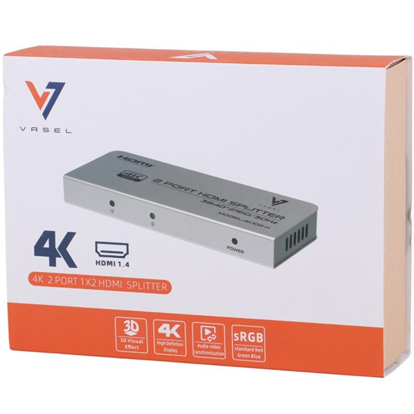اسپلیتر 2 پورت HDMI واصل VSL-4K102-H