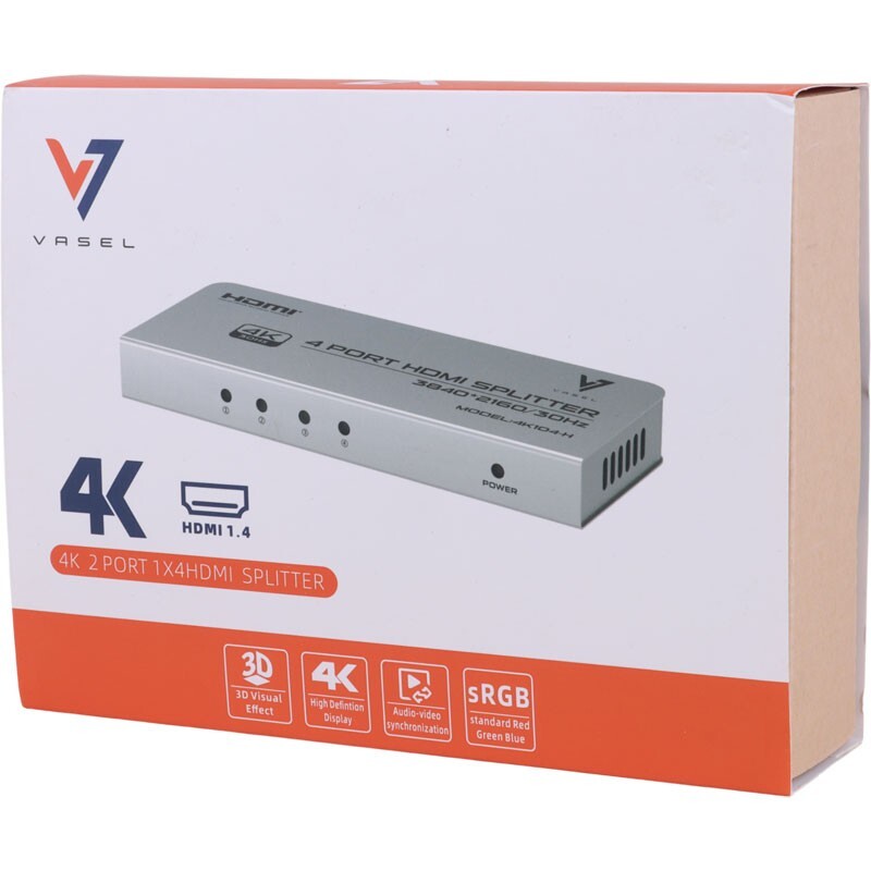 اسپلیتر 4 پورت HDMI واصل VSL-4K104-H