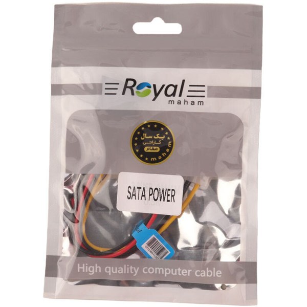 کابل برق ساتا Royal 18CM کد 1