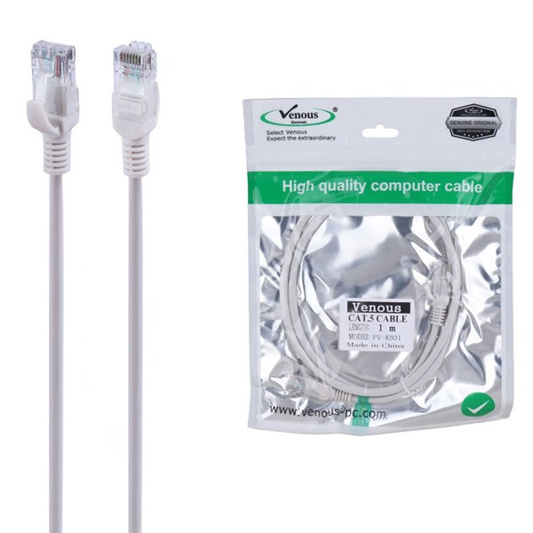 کابل شبکه Cat5 ونوس PV-k931 طول 1 متر