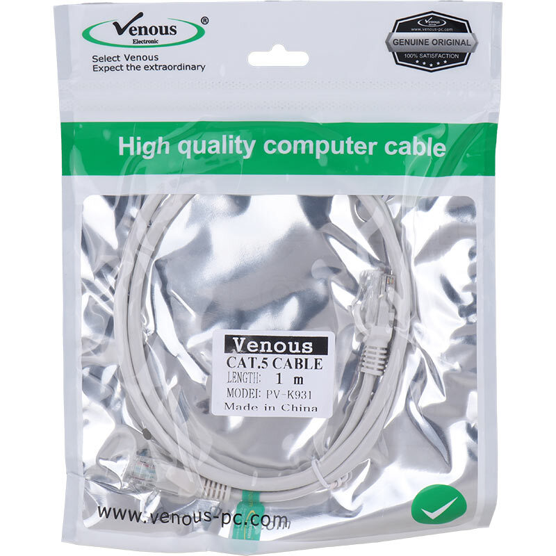 کابل شبکه Cat5 ونوس PV-k931 طول 1 متر