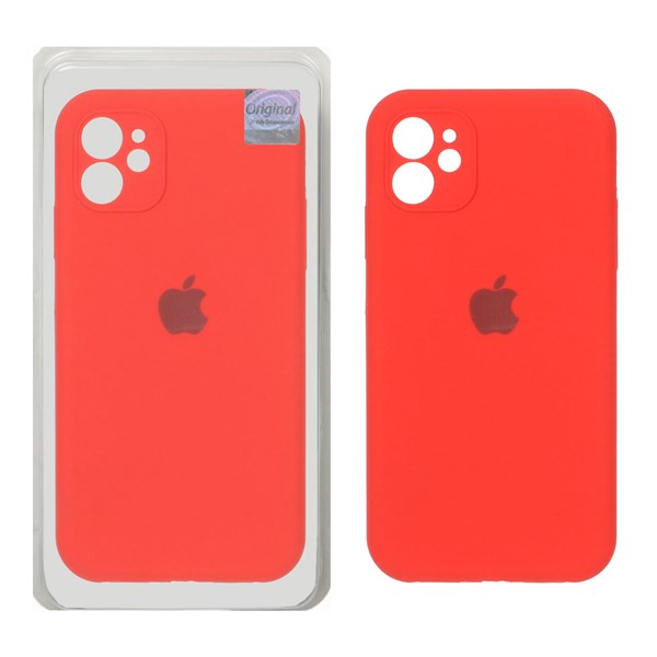 قاب سیلیکونی پاک کنی اورجینال Master Quality مدل Apple iPhone 11 - قرمز (پک دار)