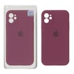 قاب سیلیکونی پاک کنی اورجینال Master Quality مدل Apple iPhone 11 - زرشکی (پک دار)