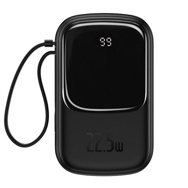 پاور بانک فست شارژ باسئوس Qpow Pro+ P10067100112 22.5W ظرفیت 10000 میلی آمپر ساعت