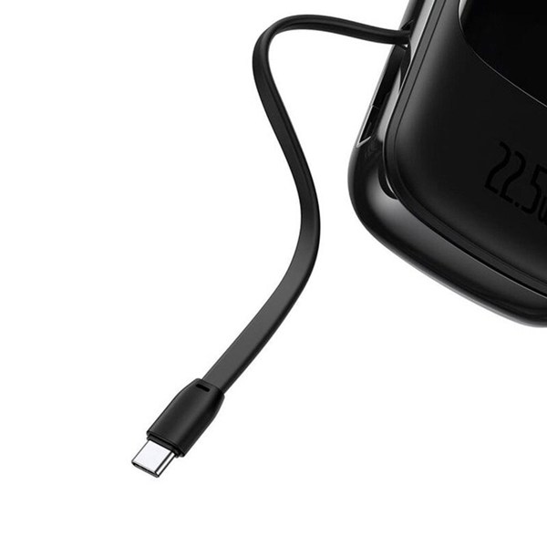 پاور بانک فست شارژ باسئوس Qpow Pro+ P10067100112 22.5W ظرفیت 10000 میلی آمپر ساعت