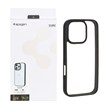 قاب اورجینال Spigen با توری اسپیکر فلزی Apple iPhone 16 Pro - شفاف مشکی (پک دار)