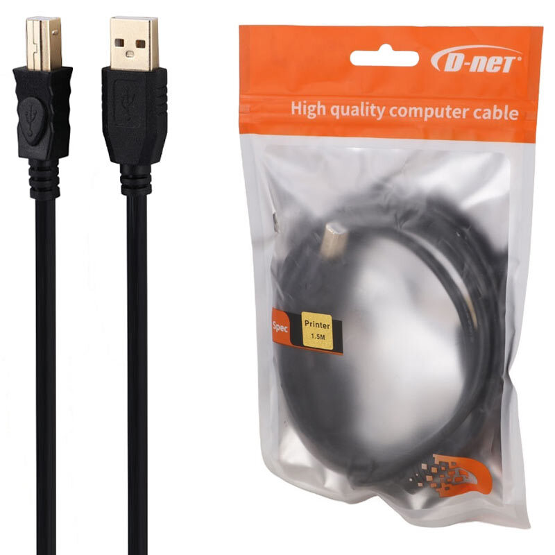 کابل پرینتر دی نت D-net طول 1.5 متر