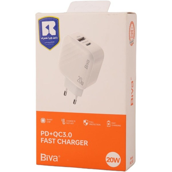 شارژر دیواری 20 وات بیوا HC-55 PD 3A