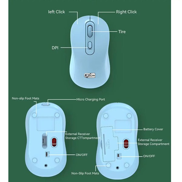 موس بی سیم اکسون G03