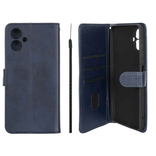 کیف موبایل مگنتی Crystal داخل مخمل Samsung Galaxy A06 - سرمه ای