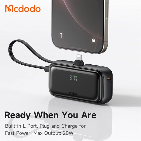 پاور بانک فست شارژ مک دودو MC-780 PD 20W ظرفیت 5000 میلی آمپر