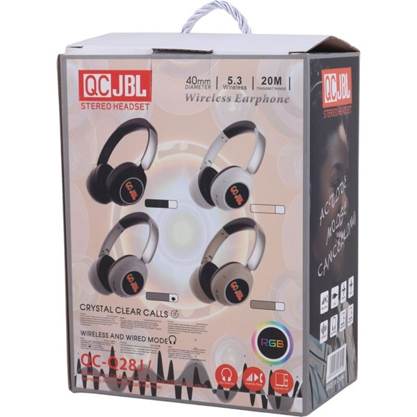 هدفون بلوتوثی کیو سی جی بی ال QC-Q28J