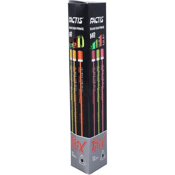 مداد مشکی فکتیس Factis Tirix F1430 بسته 12 عددی