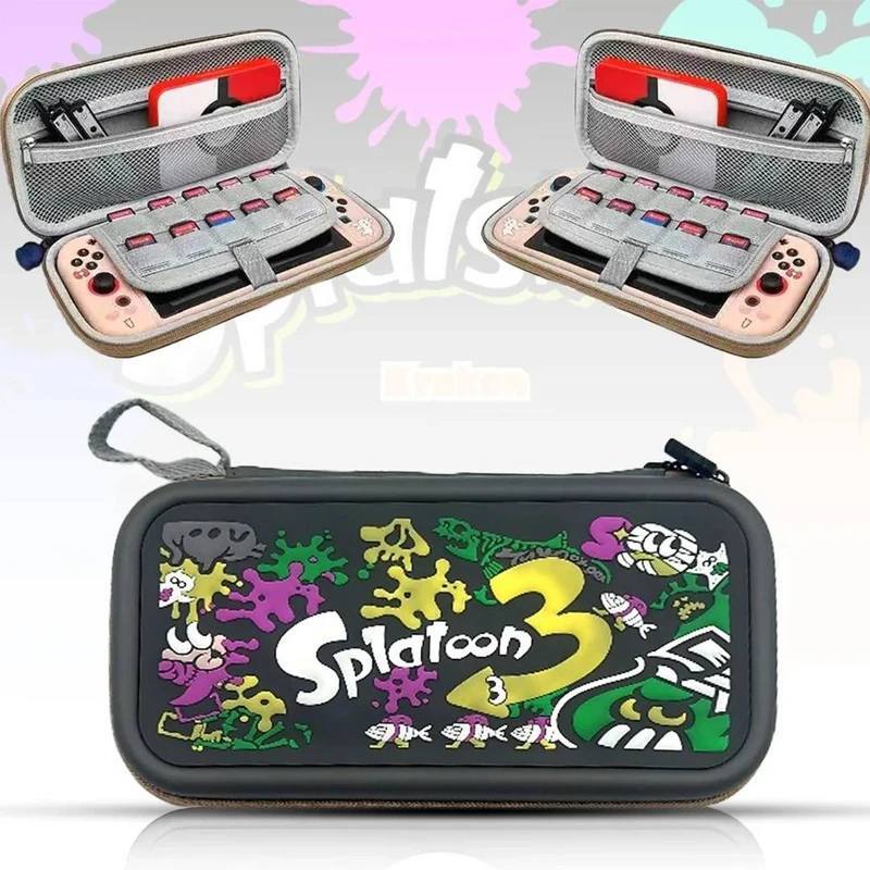 کیف کنسول بازی Nintendo Switch OLED طرح Splatoon 3