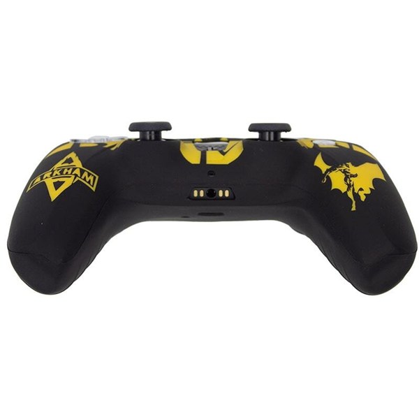 روکش دسته بازی PS5 طرح Batman Arkham زمینه مشکی زرد