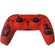 روکش دسته بازی PS5 طرح Red Dead Redemption 2 زمینه قرمز مشکی
