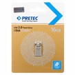 Pretec Cubic USB 2.0 Flash Memory - 16GB - نقره ای (گارانتی فراگامان)