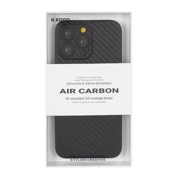 قاب محافظ لنزدار Original KDoo Air Carbon مدل Apple iPhone 15 Pro Max - مشکی ( پک دار) - NTC