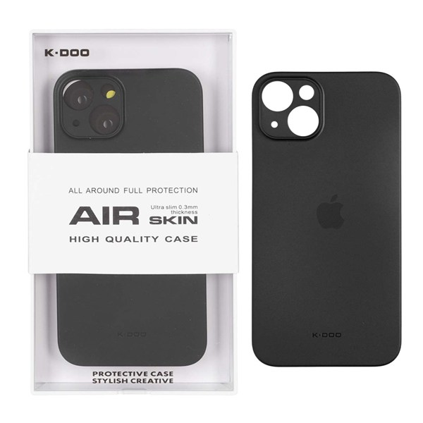 قاب Original KDoo Air Skin مدل Apple iPhone 13 / iPhone 14 - مشکی (پک دار) - NTC