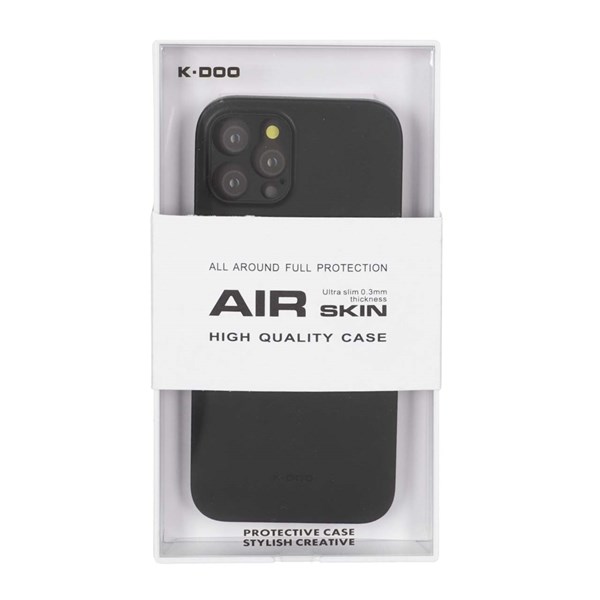 قاب Original KDoo Air Skin مدل Apple iPhone 12 Pro - مشکی (پک دار) - NTC