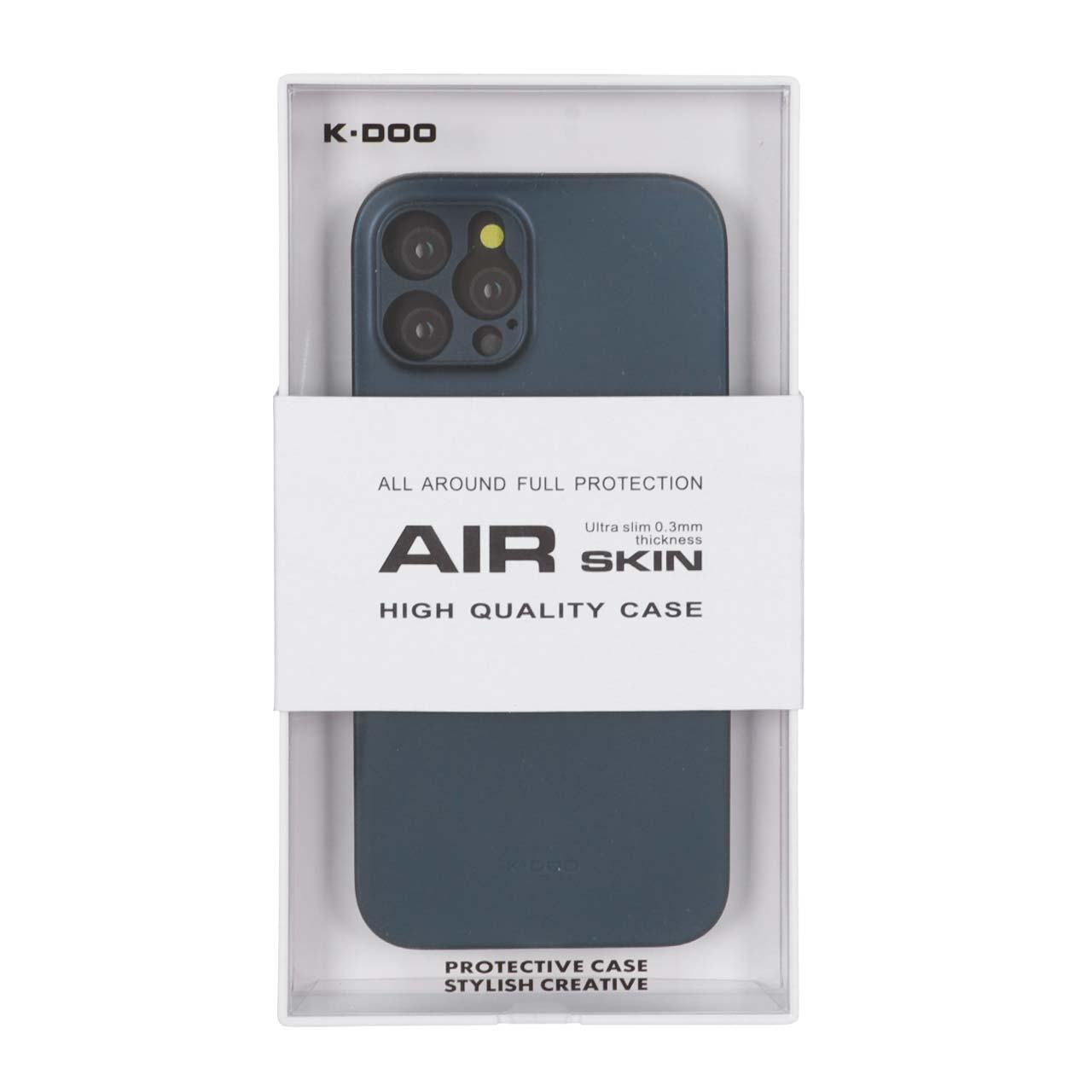 قاب Original KDoo Air Skin مدل Apple iPhone 12 Pro - سرمه ای (پک دار) - NTC