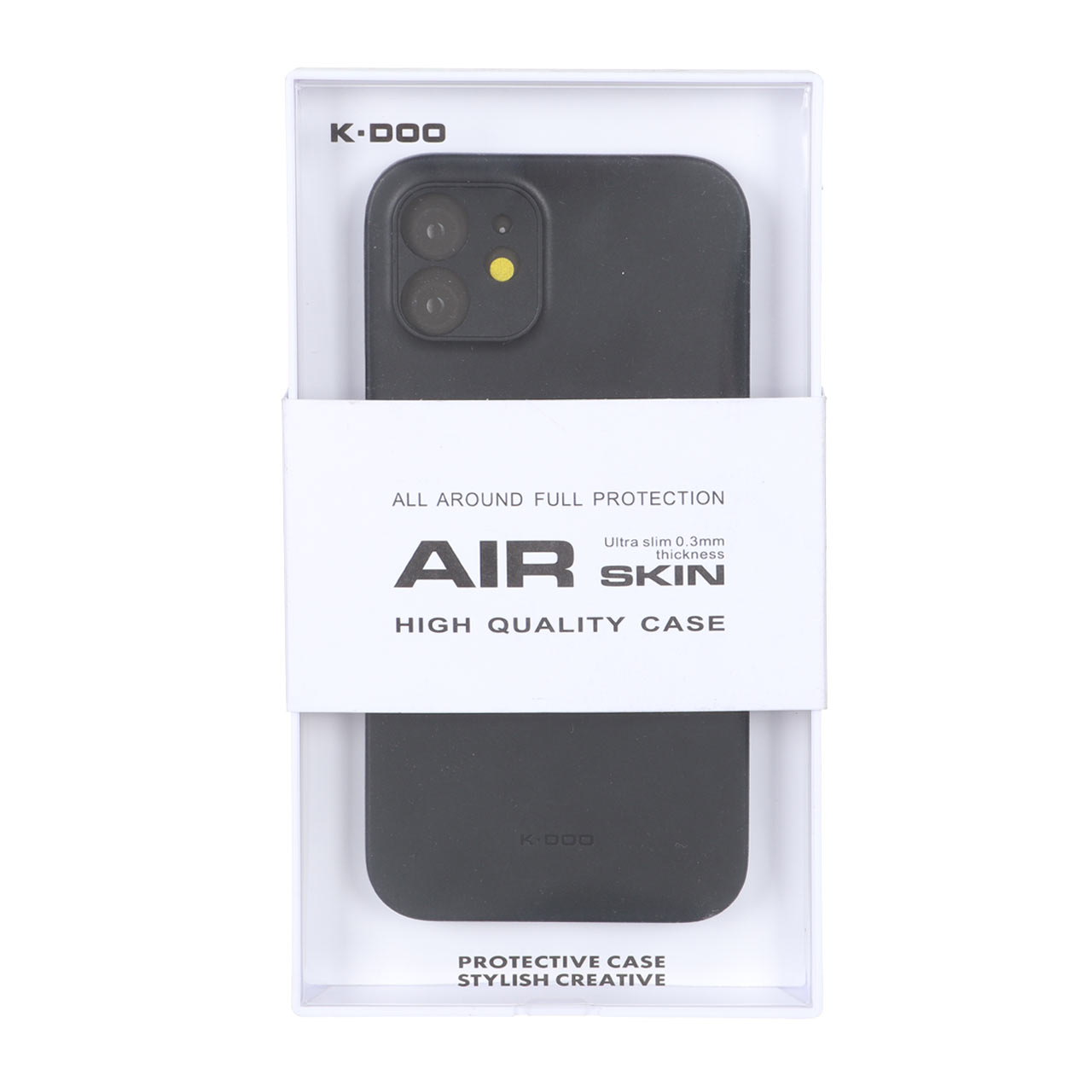 قاب Original KDoo Air Skin مدل Apple iPhone 12 - مشکی (پک دار) - NTC