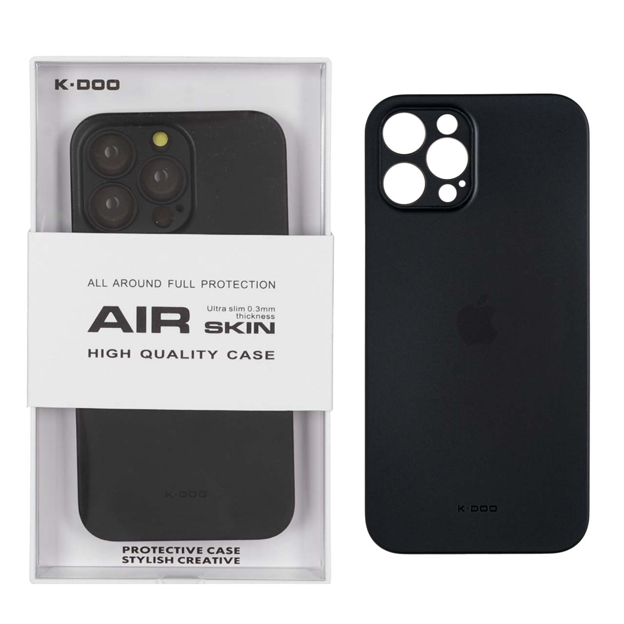 قاب Original KDoo Air Skin مدل Apple iPhone 13 Pro - مشکی (پک دار) - NTC