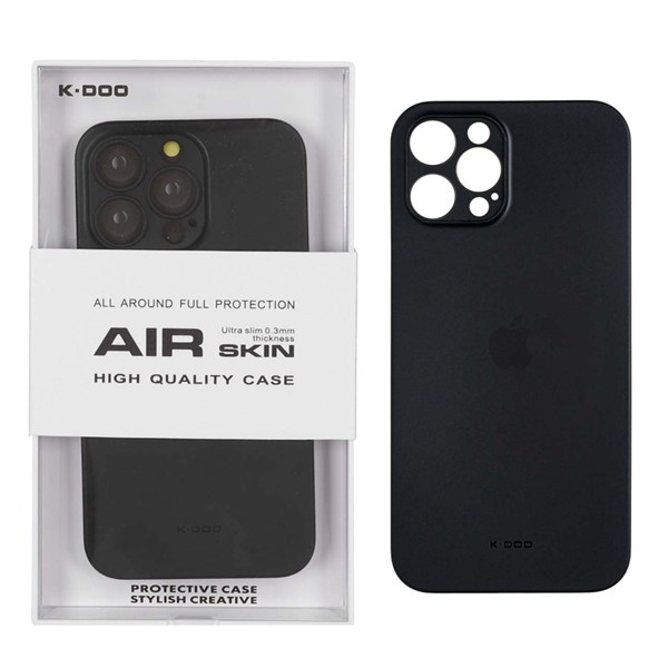 قاب Original KDoo Air Skin مدل Apple iPhone 13 Pro - مشکی (پک دار) - NTC