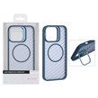 قاب اورجینال Yotoo مات MagSafe استندشو Apple iPhone 15 Pro Max - سرمه ای (پک دار) - NTC