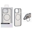قاب اورجینال Yotoo مات MagSafe استندشو Apple iPhone 15 / iPhone 14 / iPhone 13 - خاکستری (پک دار) - NTC