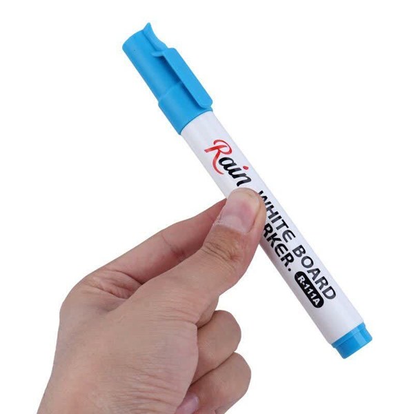 ماژیک وایت برد رین نوک گرد رنگی R-111A بسته 12 عددی