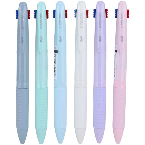 خودکار 4 رنگ رین R-203 بسته 6 عددی