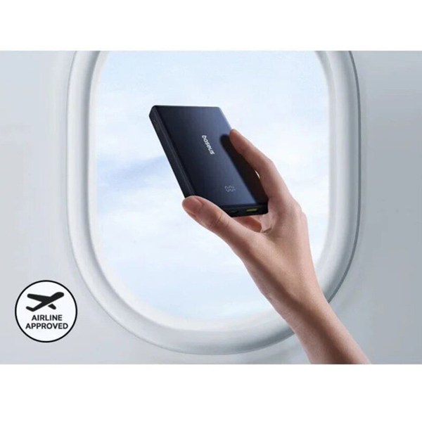پاور بانک فست شارژ باسئوس PicoGo P10076801123 PD 20W ظرفیت 10000 میلی آمپر ساعت