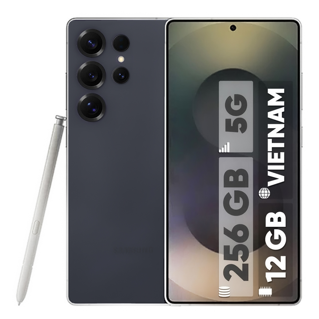 گوشی موبایل Samsung مدل Galaxy S25 Ultra 5G (RAM 12) ظرفیت 256GB - مشکی (Jetblack) (ویتنام)