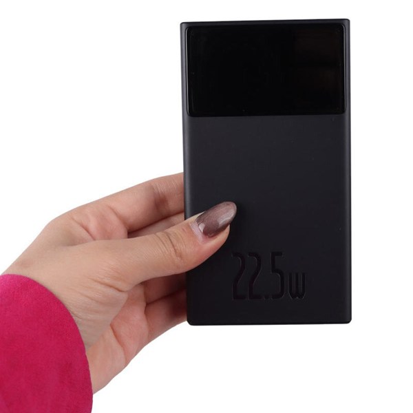 پاور بانک فست شارژ باسئوس P10067401122 PD 22.5W ظرفیت 10000 میلی آمپر ساعت